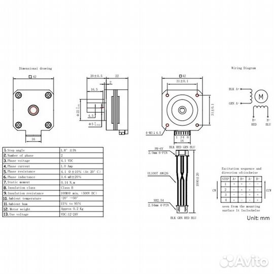 Мотор, блок питания, fep плёнка, зап. части