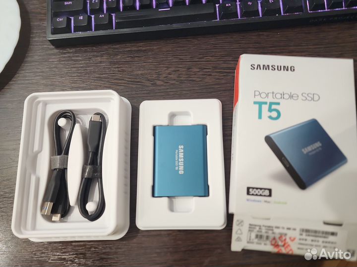 Внешний ssd samsung t5 500gb