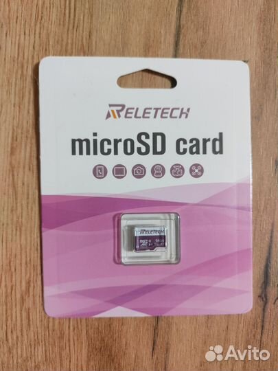 Карта памяти MicroSD 64gb