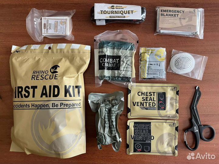 Тактическая аптечка rhino rescue, 10 предметов