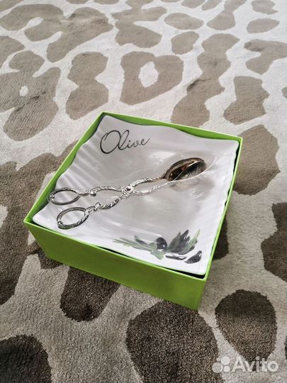 Салатник с щипцами