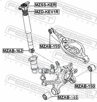 Опора заднего амортизатора mazda CX-5 KE 2011-2