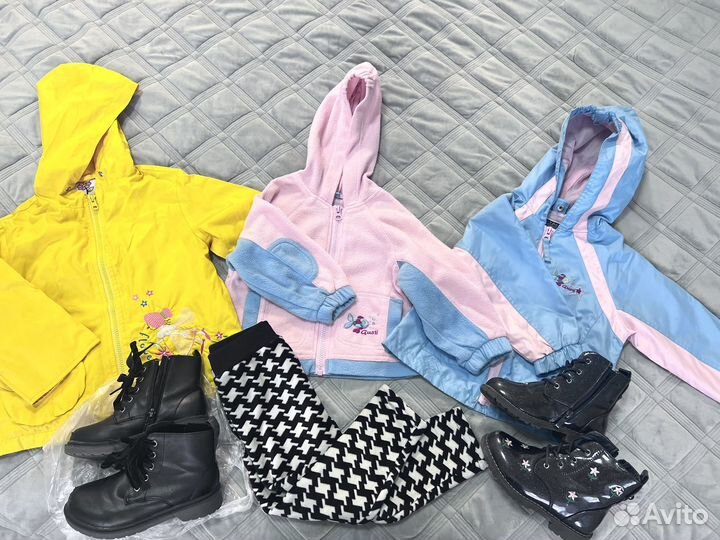 Вещи и обувь пакетом на девочку 92 см