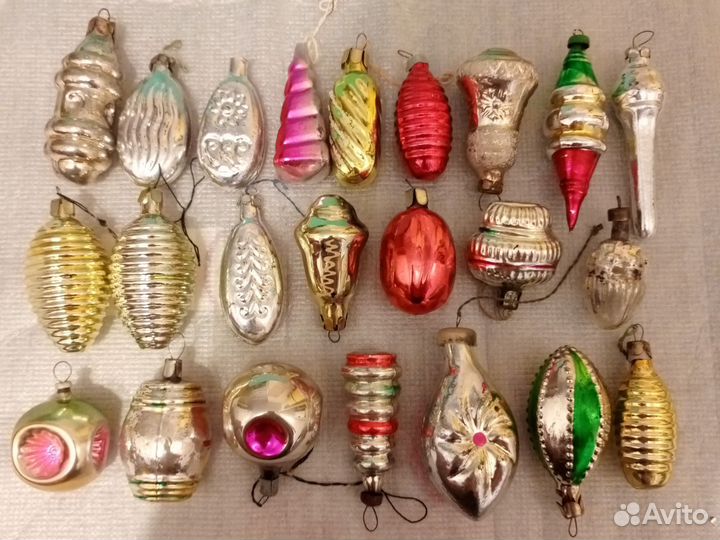 Елочные игрушки из СССР