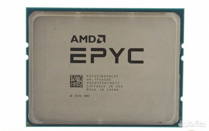 AMD epyc 7451 24 core 2.3-3.2Ghz 64MB 180W