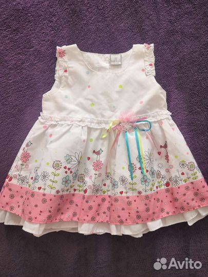 Вещи на девочку пакетом 68-74