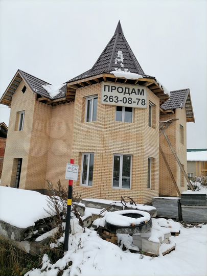 Коттедж 140 м² на участке 10 сот.