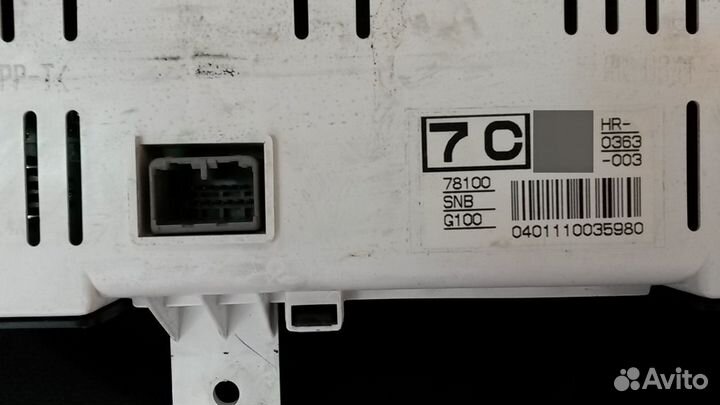 Панель приборов на honda civic FD 2005 - 2012