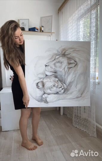 Картина на холсте большая