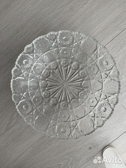 Ваза хрустальная