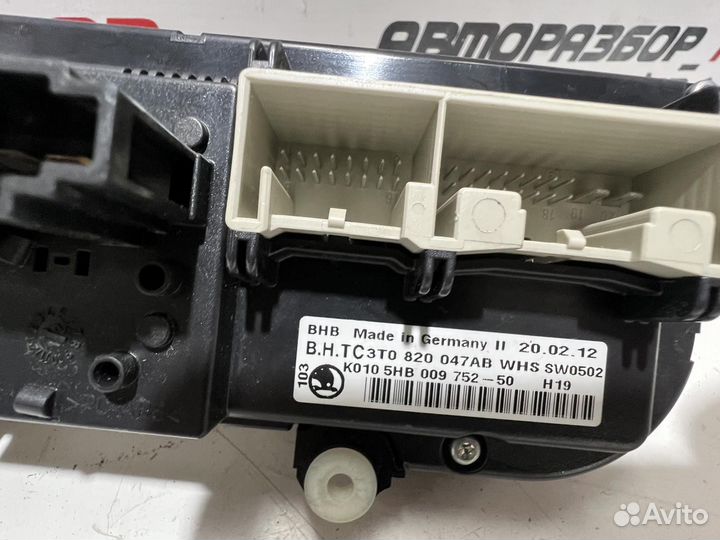 Блок управления печкой skoda octavia A5