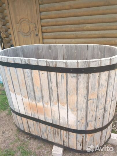 Бочка купель для бани из кедры