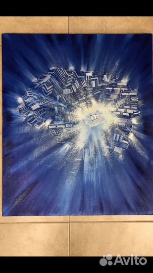 Картина бриллиантовый разум Холст масло разм 60/60