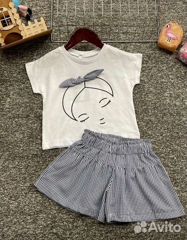 Футболка и шорты-юбка
