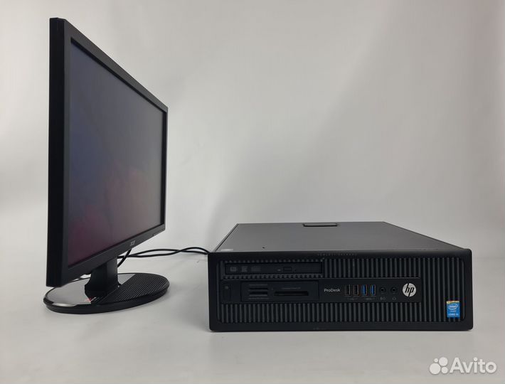 Офисный пк Intel Core i3 c Full HD монитором
