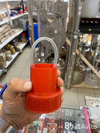 Гидрозатвор для брожения на банку / кулер