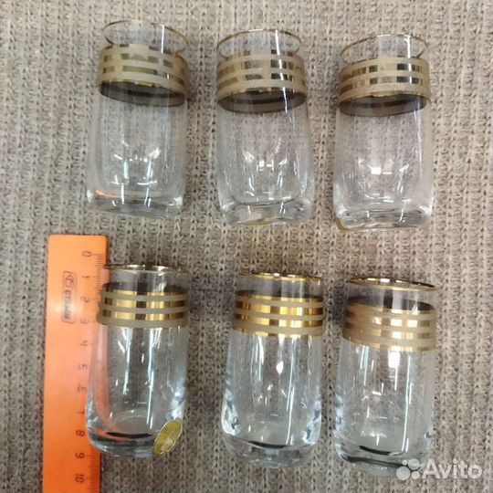 Рюмки чешское стекло Богемия