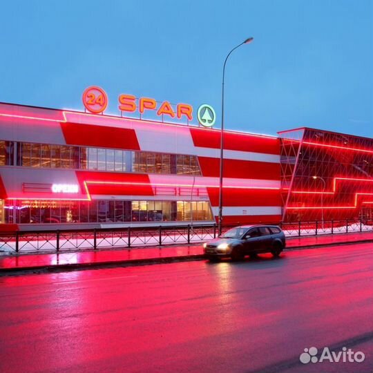 Уличная Контурная Подсветка Торговых Центров