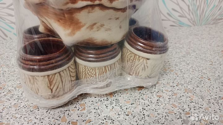 Подарочный набор бутылка и стопки