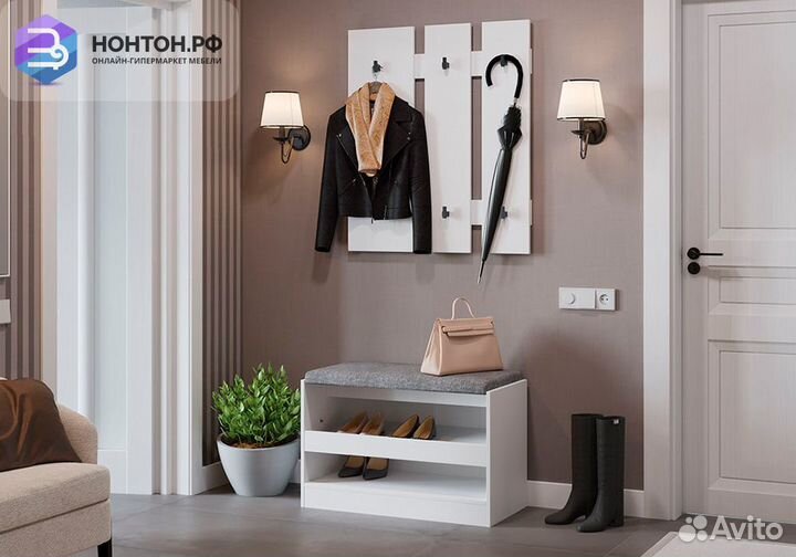 Прихожая Агата №1 белая