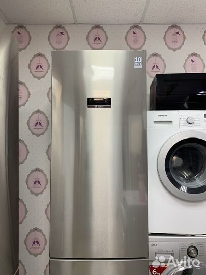 Холодильник Bosch NO Frost сер. Металлик