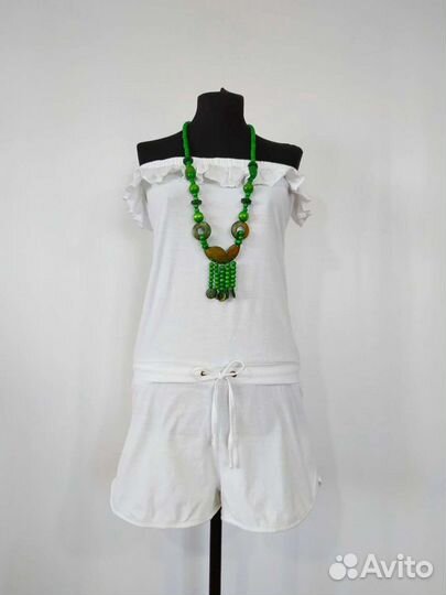 Хлопковый Нежный Комбинезон комбез с шортами 46