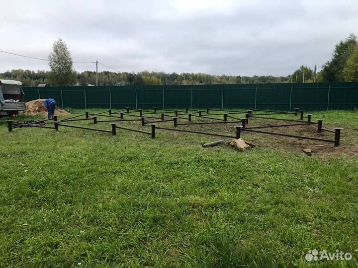 Свайно-винтовой фундамент