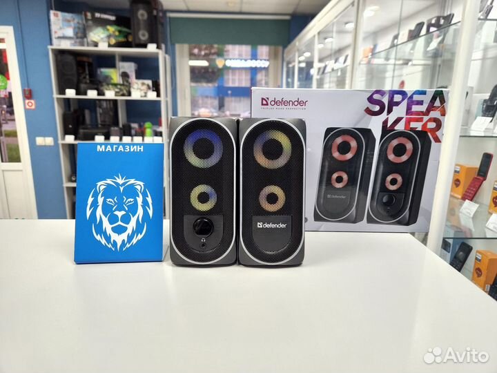 Колонки Defender Solar 2 8W для компьютера (вр80)