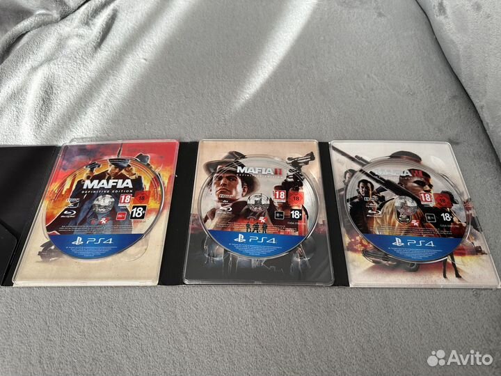 Mafia trilogy ps4 диск