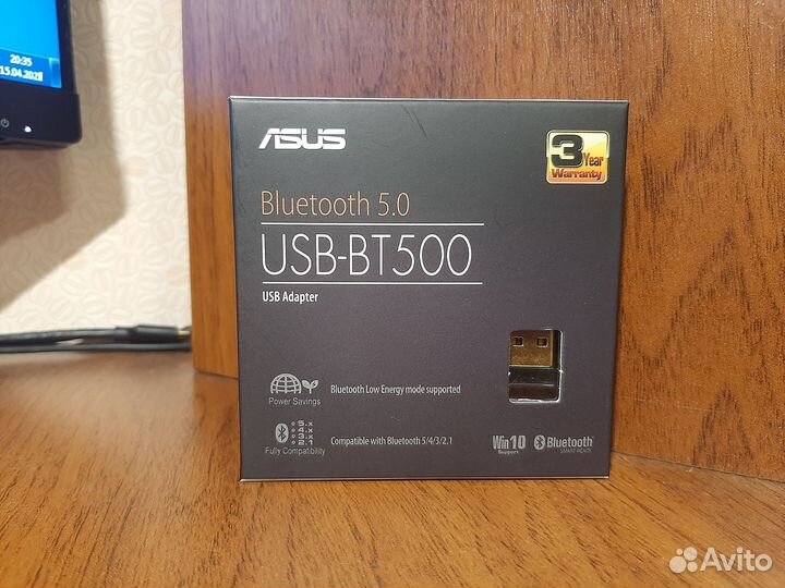 Bluetooth 5.0 адаптер asus USB-BT500