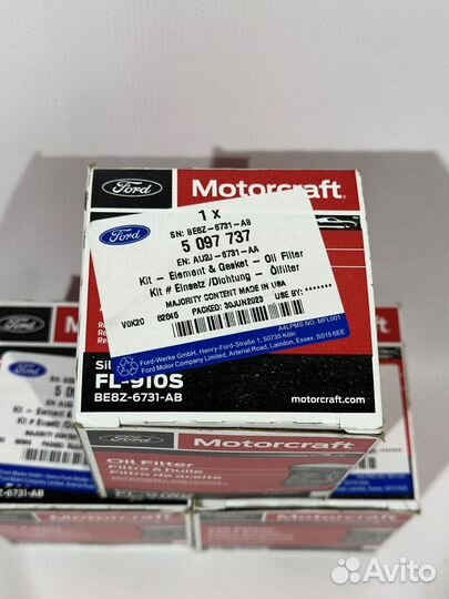 Фильтр масляный Ford Mustang