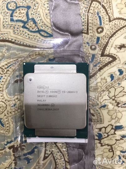 Процессор xeon E5 2666V3 2,9Gnz