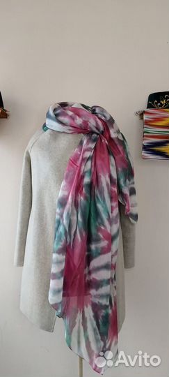 Шарфы Новые ручной работы 100 шёлк
