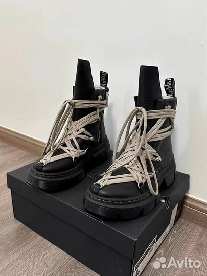 Ботинки Rick Owens x Dr Martens megalace boots