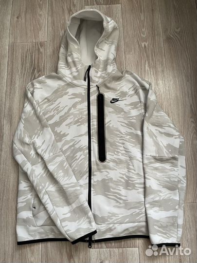 Зип худи nike tech fleece camo