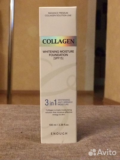 Тональный крем 3 в 1 тон 21 Enough Collagen