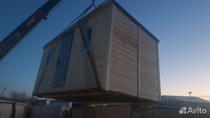 Бытовка и хозблок с утеплением и отделкой