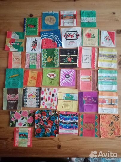 Фантики, обертки от советских конфет
