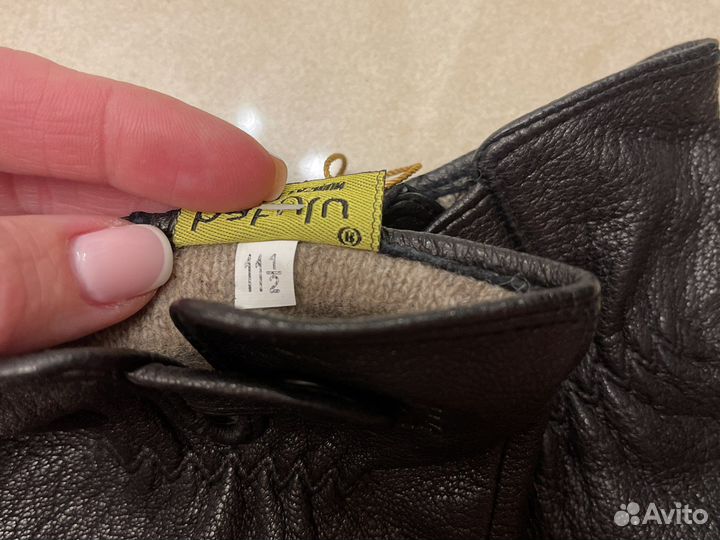 Мужские кожаные перчатки