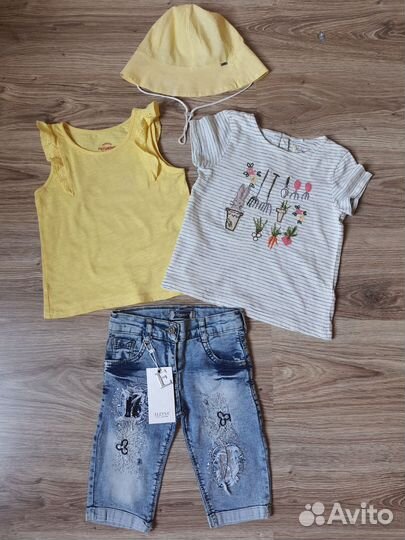 Бронь Одежда пакетом для девочки 104 - 110