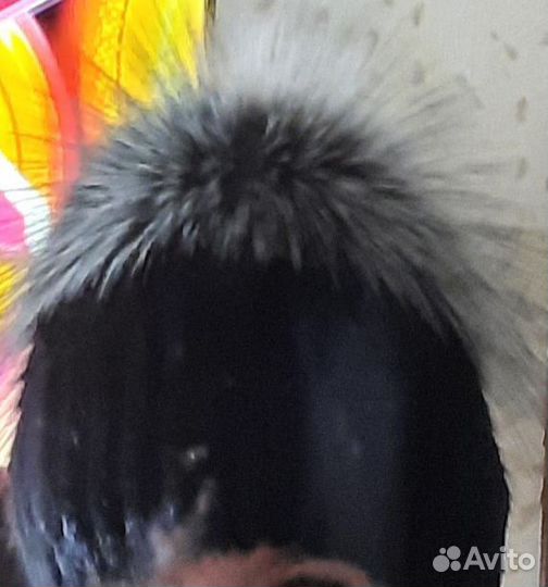 Шапка зимняя норковая женская