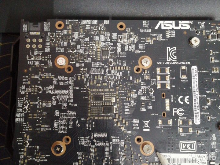 Видеокарта gtx 1060 3gb asus