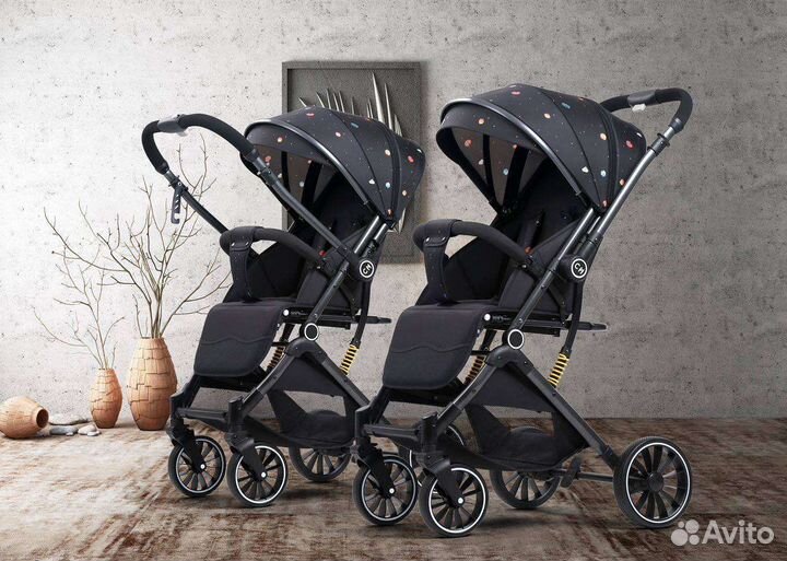 Коляска прогулочная 525 с перекидной ручкой