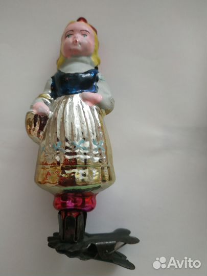 Елочные игрушки СССР на прищепке