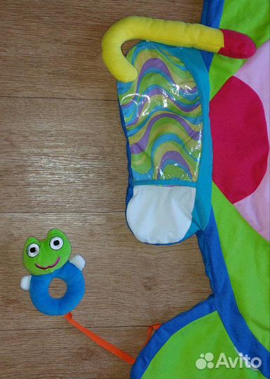 Развивающий коврик как новый 90х90см