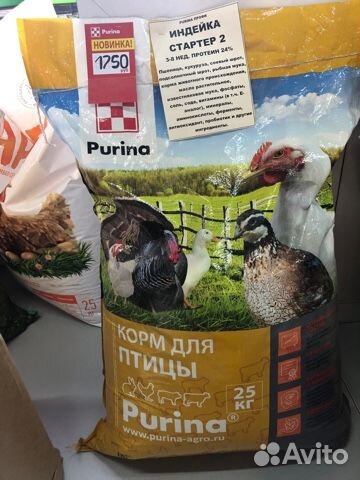 Комбикорм пурина для индеек и перепелов
