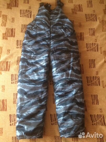 Зимний камуфлированный утеплённый костюм