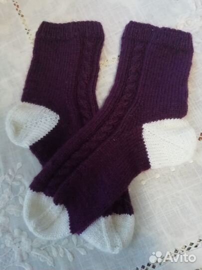 Шерстяные носки женские