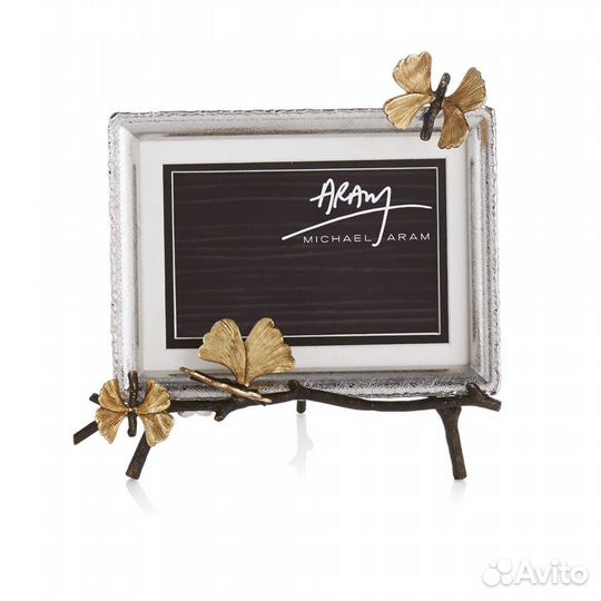 Рамка для фото Michael Aram бронза/никель. Новая