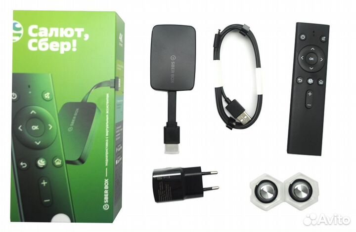 Смарт тв-приставка SberBox (сбербокс)